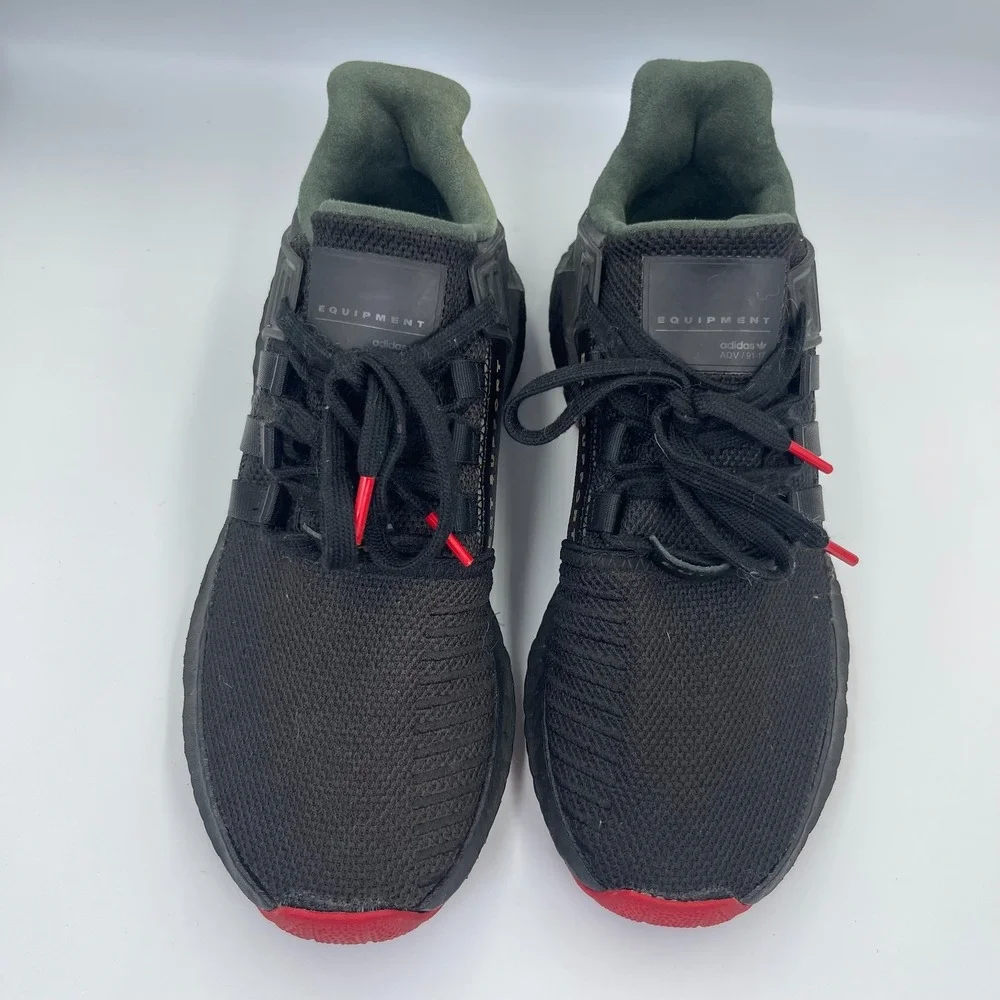 Adidas EQT Support ADV / 91-17 Sneakers Men Size 10 Black Athletic Running Shoes